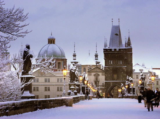 Рождественские приключения в Праге в водном центре